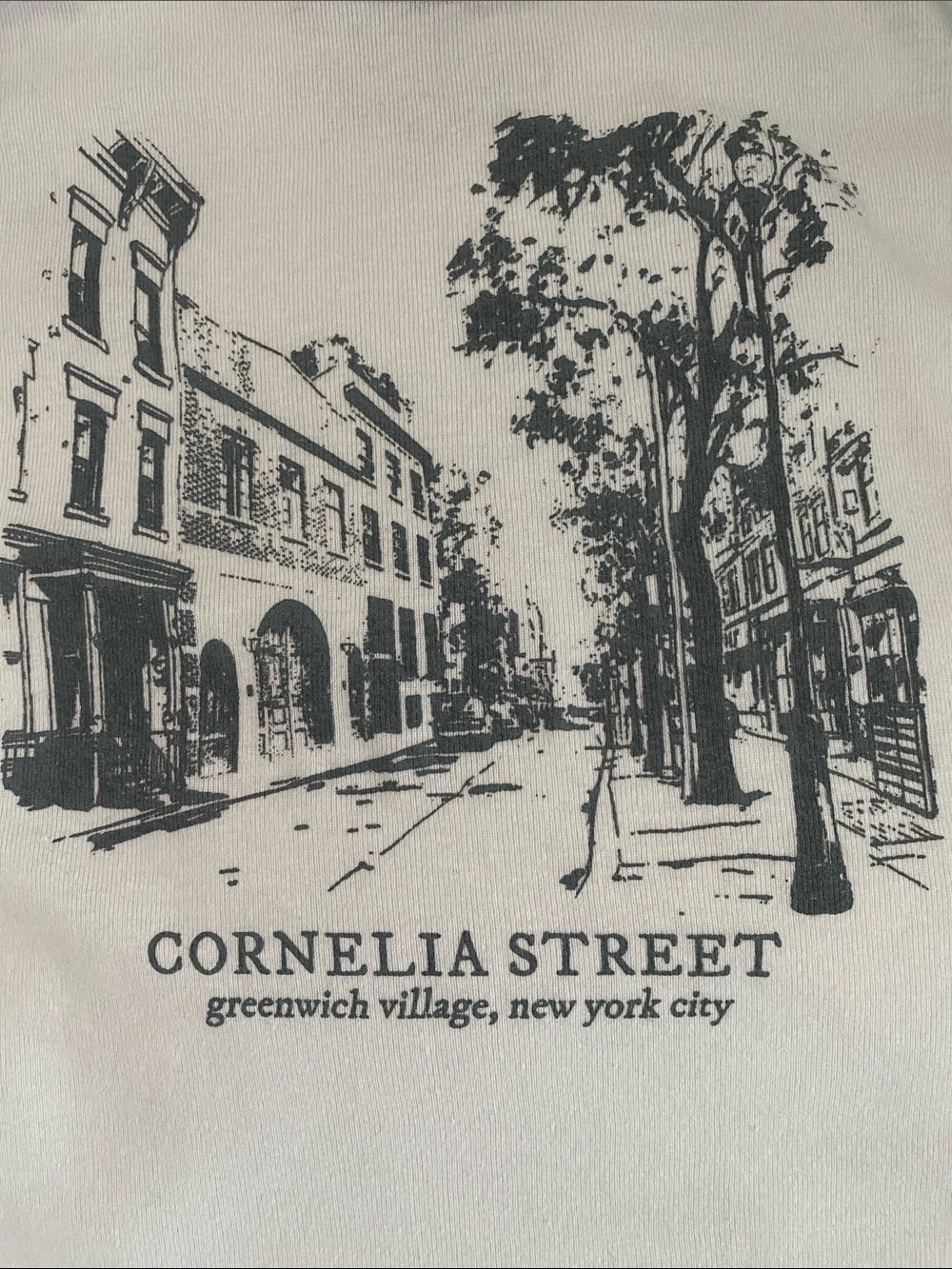 Cornelia Street Raglan Baby Tee